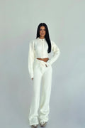White Knit Set