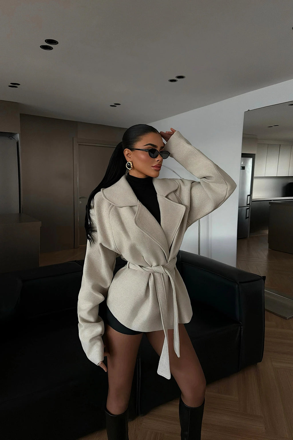 Jacket with Belt