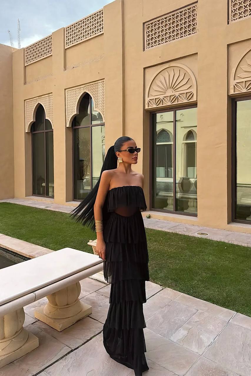 Tiered Ruffle Dress