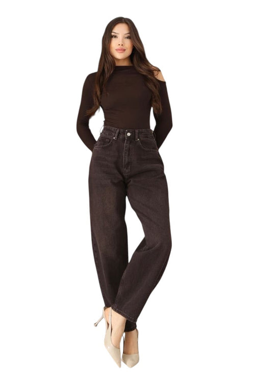 Brown Jeans Barrel
