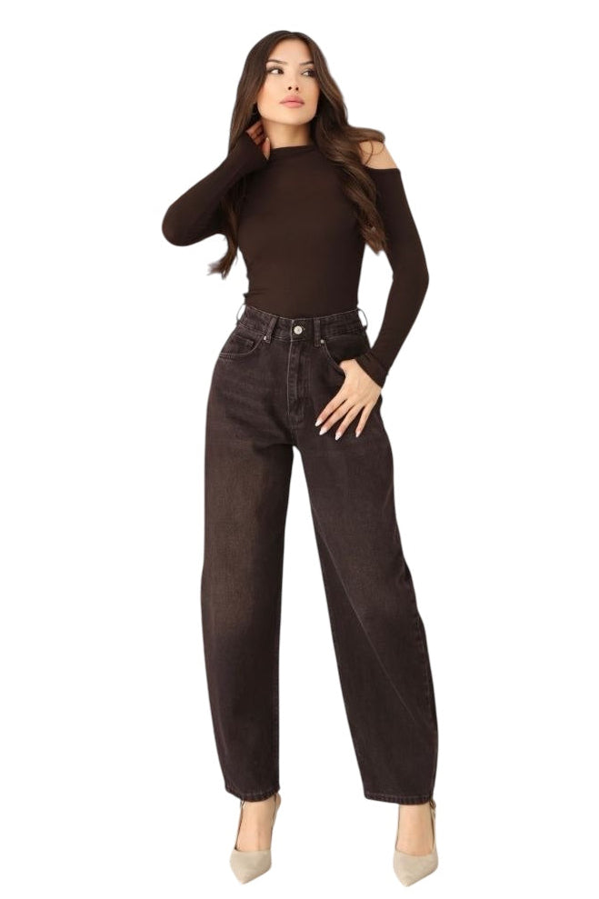 Brown Jeans Barrel