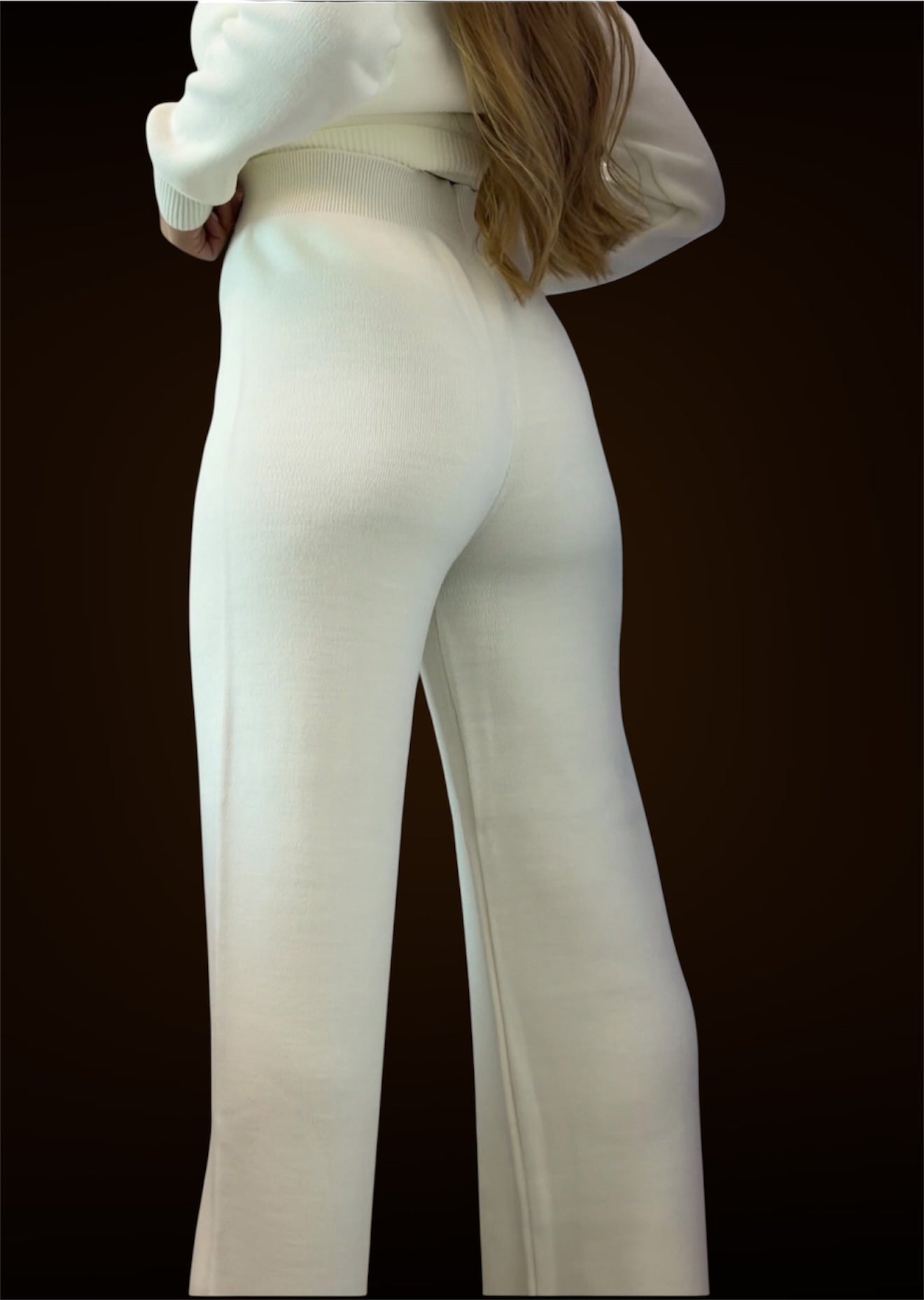 Two-Piece Knit Sweater and Pants Set