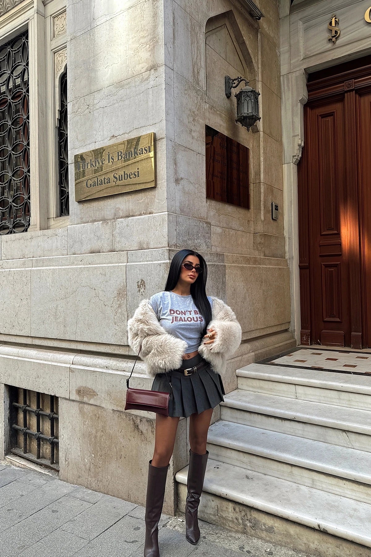 Cream Faux Fur Coat